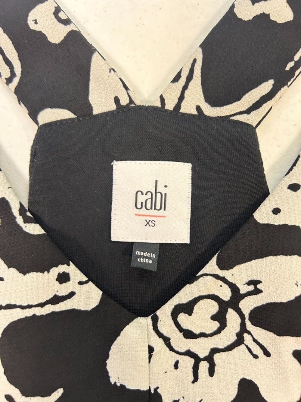 Cabi #5263 Padma Floral V neck Racerback Aline Dress XS - Picture 5 of 6